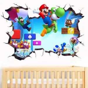 new super mario bros u wall decals