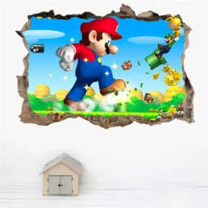 new super mario bros wall decals
