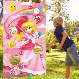 peach bean bag game
