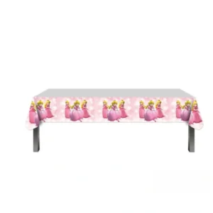 peach tablecloth
