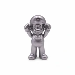 silver mario figure