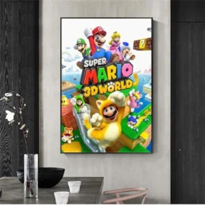 super mario 3d world poster