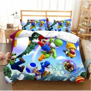 super mario bros bedding set