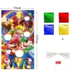 super mario bros movie bean bag game