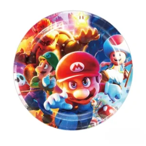 super mario bros plates