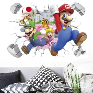super mario bros wall decals