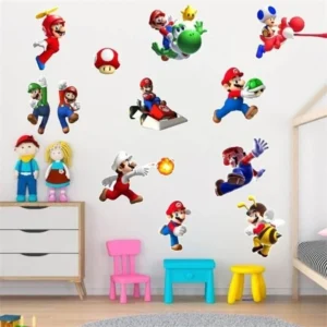 super mario bros wall stickers