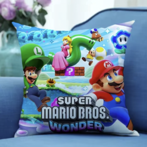 super mario bros wonder pillow