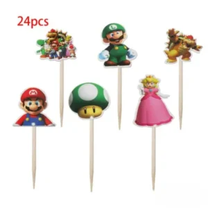 super mario cupcake toppers