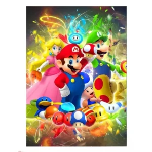 super mario diamond art