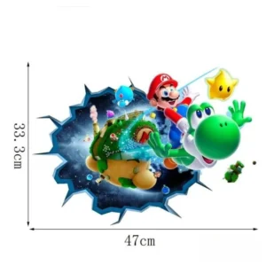 super mario galaxy 2 wall decals