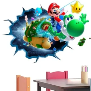 super mario galaxy 2 wall decals