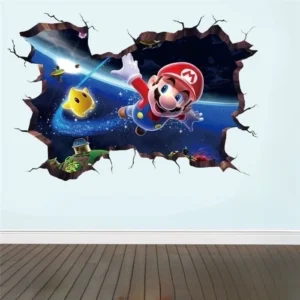 super mario galaxy wall decor