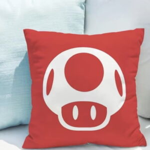 super mario mushroom pillow case