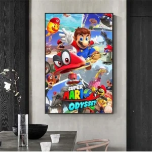 super mario odysssey poster