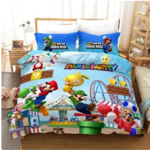 super mario party bedding