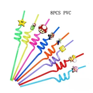 super mario straws