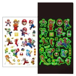 super mario temporary tattoos