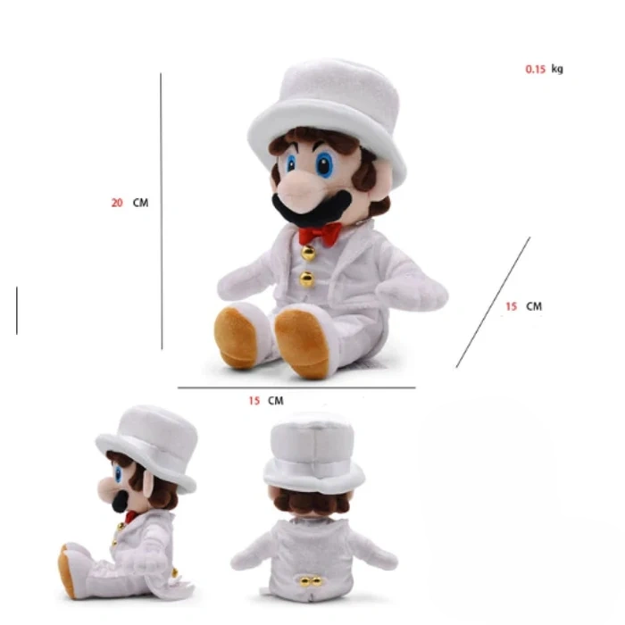 wedding mario plush
