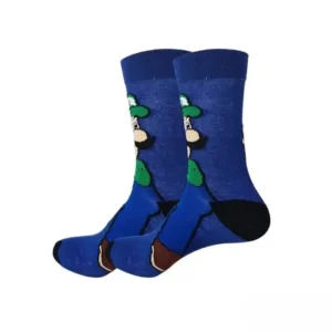 luigi blue socks