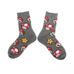 mario and power ups socks
