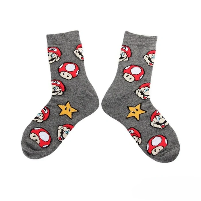 Mario And Power Ups Socks mario and power ups socks