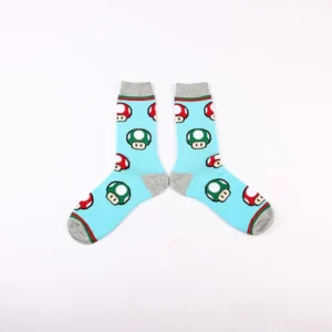 mario mushroom socks
