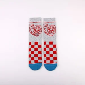 mario plaid socks