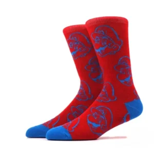 mario red and blue socks