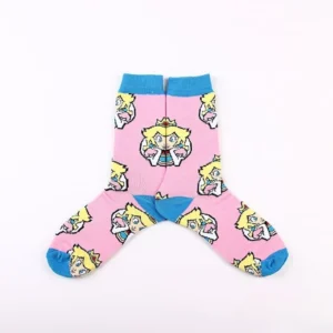 pink peach socks
