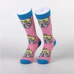 pink peach socks