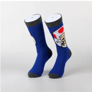 toad blue socks